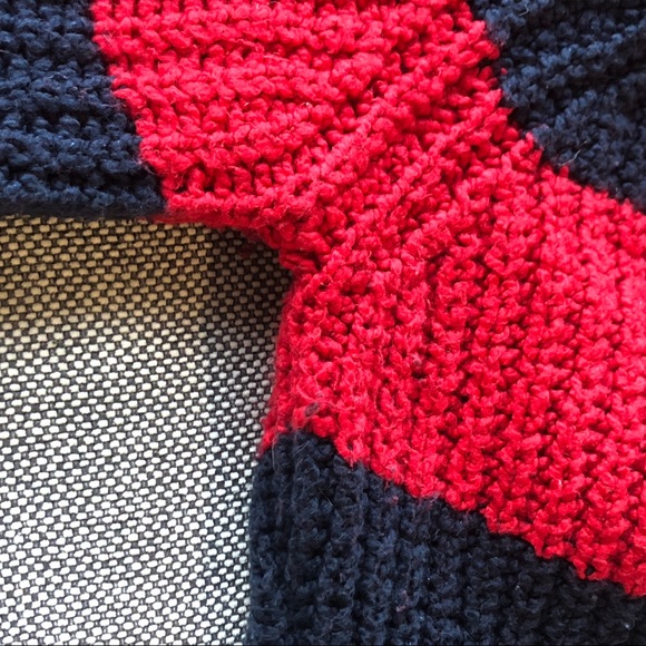 Navy & Red Striped Sweater - Picture 4 of 7